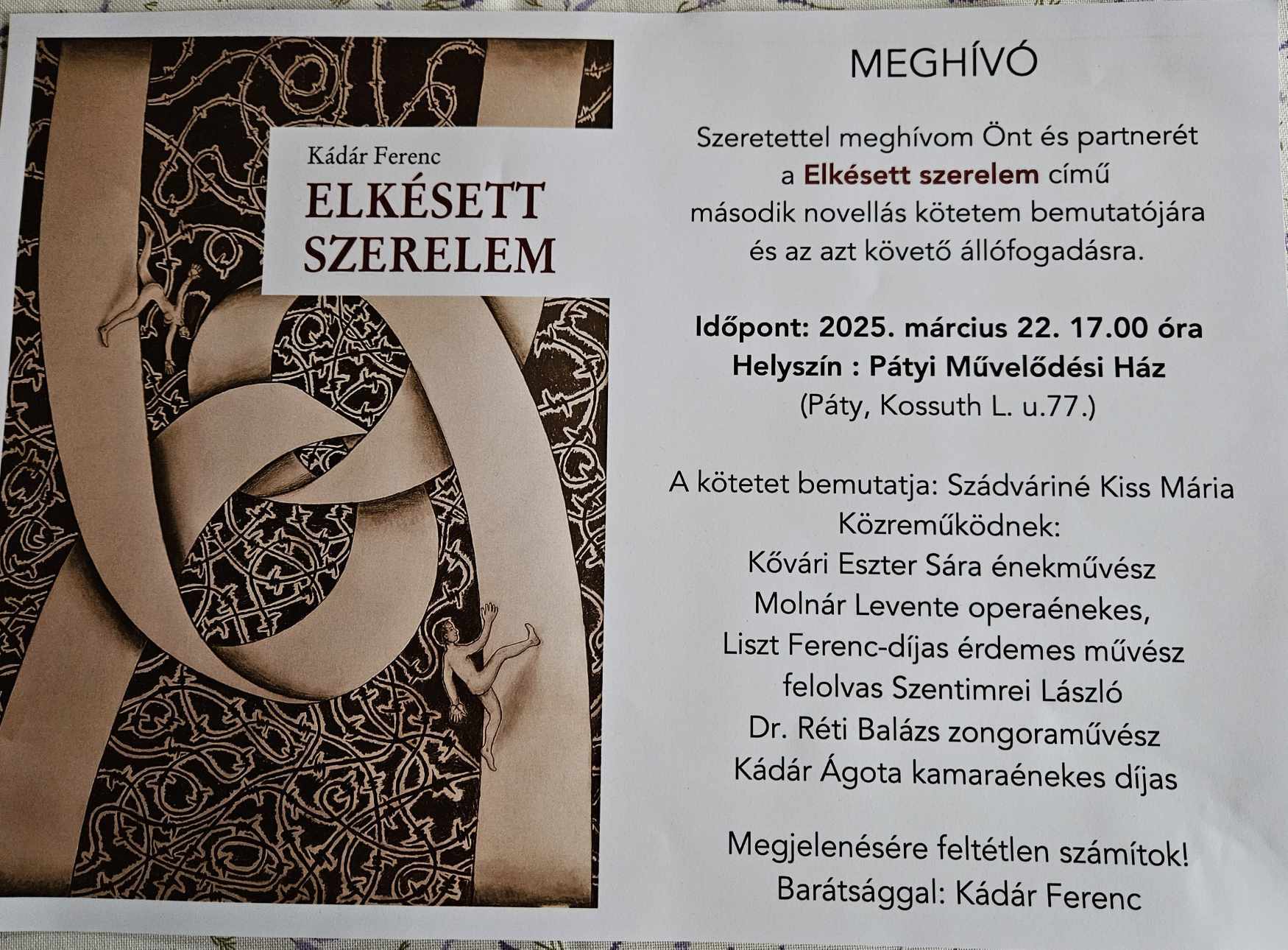 Kadar f konyvbemutato