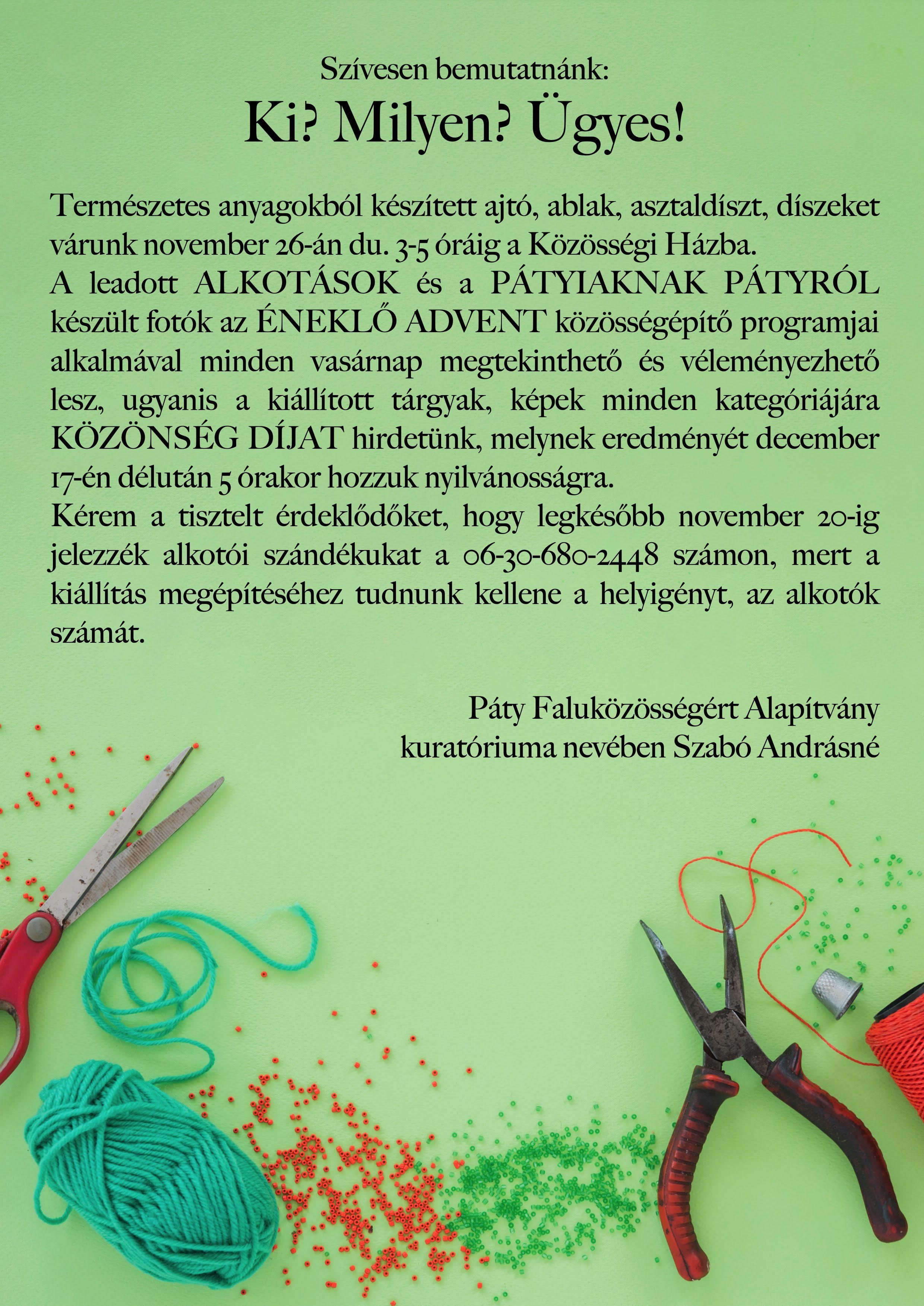 Müvhaz felhivas