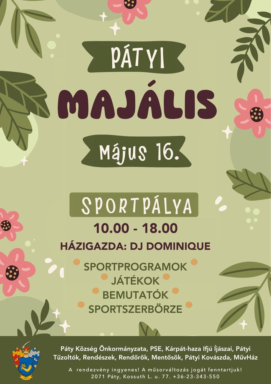 Plakát 2026 majális